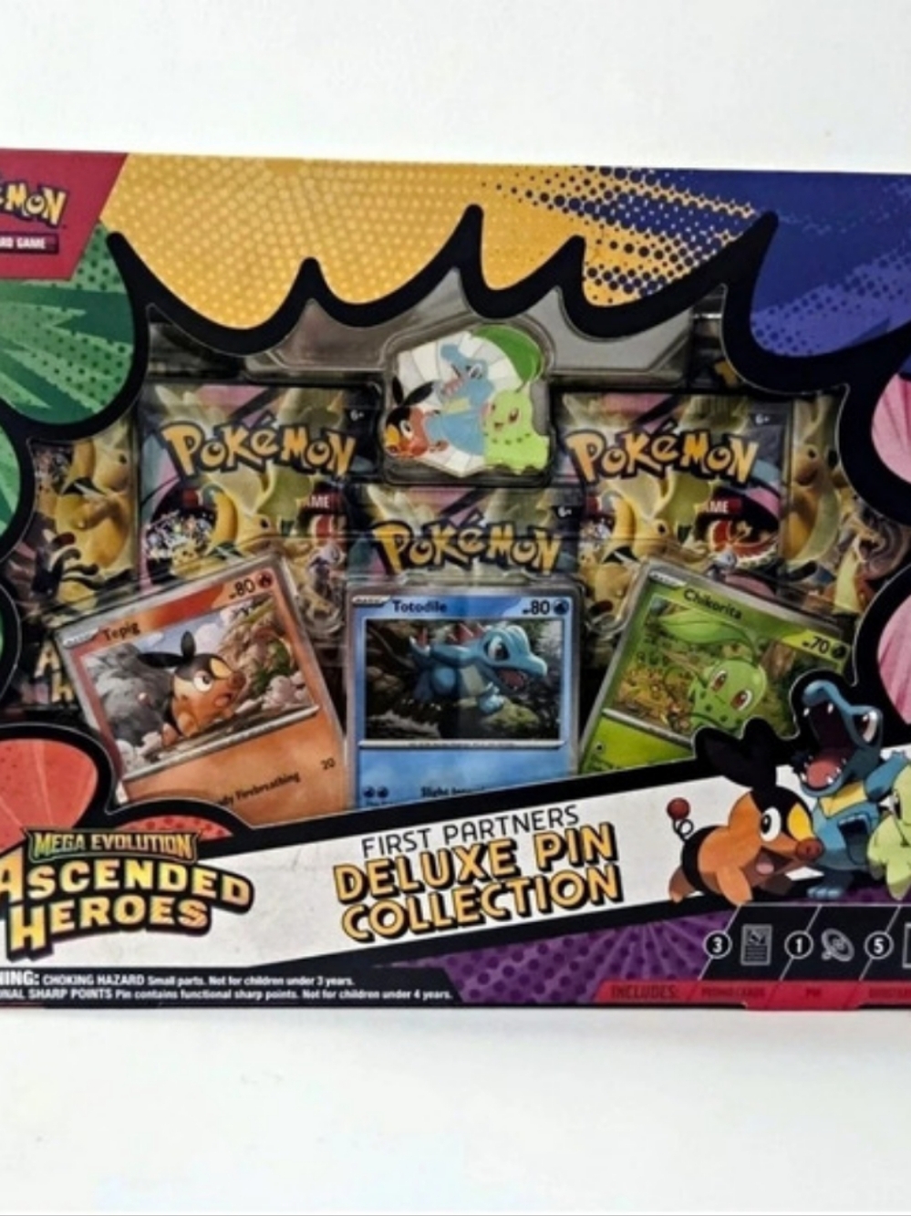 Pokémon Mega Evolution—Ascended Heroes First Partners Deluxe Pin Collection